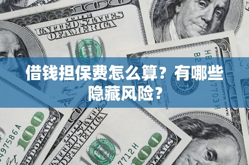 北京借钱担保费怎么算？有哪些隐藏风险？