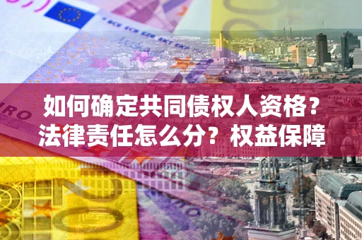 北京如何确定共同债权人资格？法律责任怎么分？权益保障技巧揭秘！