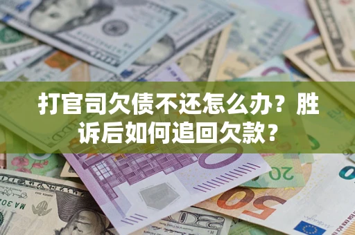 北京打官司欠债不还怎么办？胜诉后如何追回欠款？