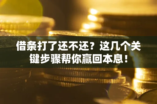 北京借条打了还不还？这几个关键步骤帮你赢回本息！