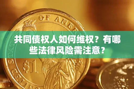 北京共同债权人如何维权？有哪些法律风险需注意？