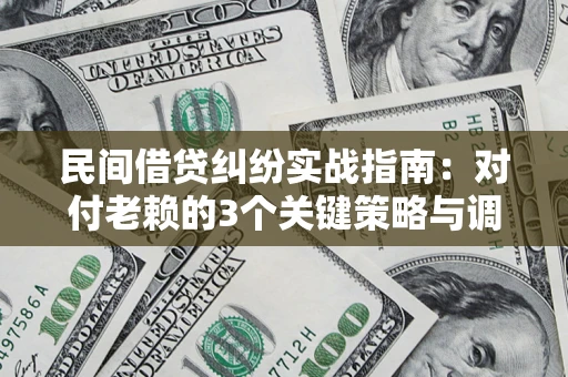 北京民间借贷纠纷实战指南：对付老赖的3个关键策略与调解盲区解析