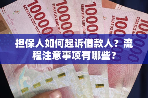 北京担保人如何起诉借款人？流程注意事项有哪些？